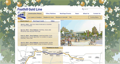 Desktop Screenshot of foothillgoldline.org